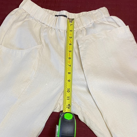 Quince 100% Linen Women's Cream Wide Leg Pants XS - Picture 2 of 7